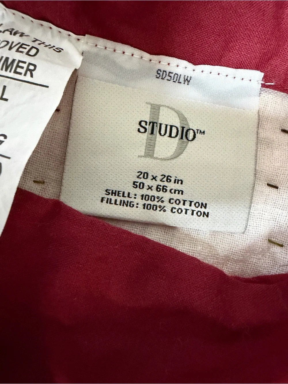 D Studio Vtg Patchwork Quilted pillowcases 100% Cotton Multicolor